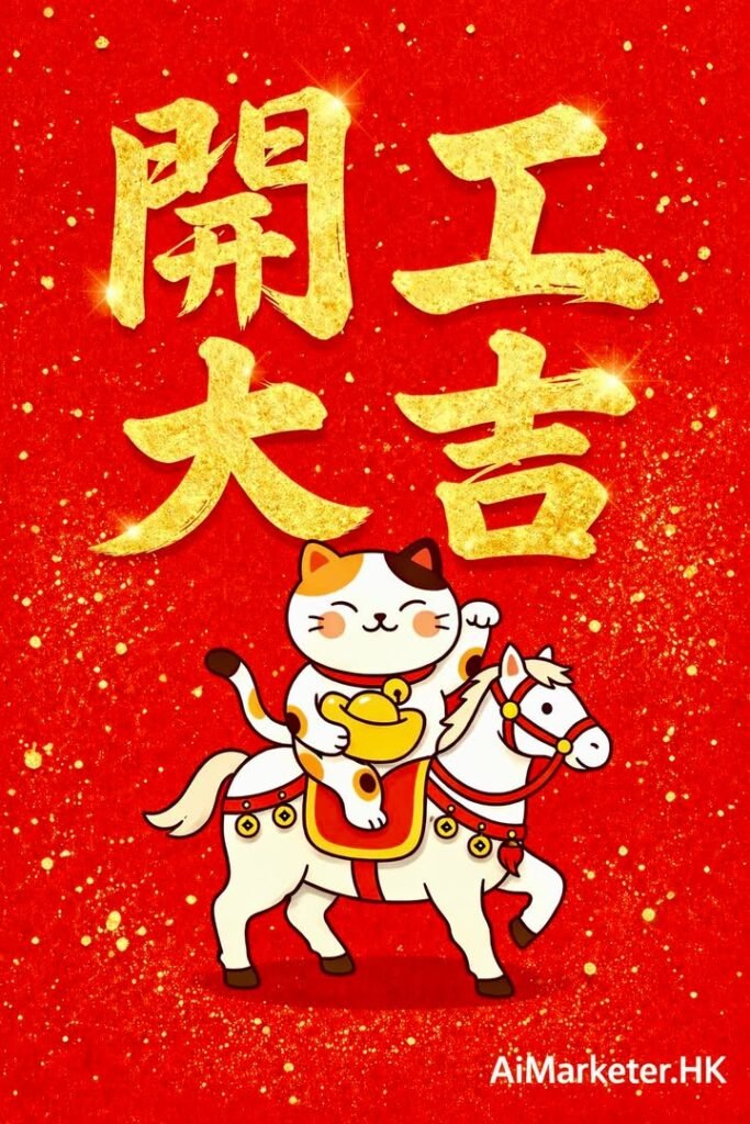 🚀【開工大吉｜AI 生成賀年海報實戰示範】