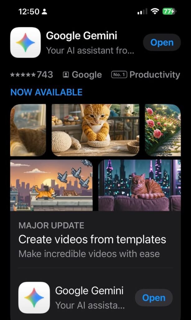 🚀【Google Gemini App 正式登陸香港 iOS App Store】