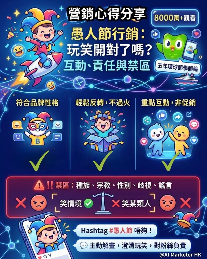 落個 #愚人節 hashtag 打完場就算數？#️⃣