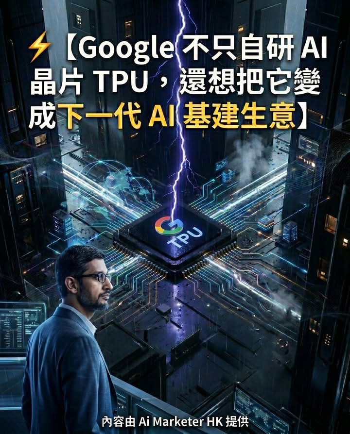 ⚡【算力帝國 03｜Google 不只自研 AI 晶片 TPU，還想把它變成下一代 AI 基建生意】