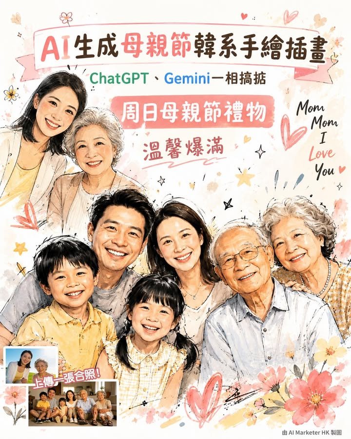 📲 ChatGPT 同 Gemini 都用得