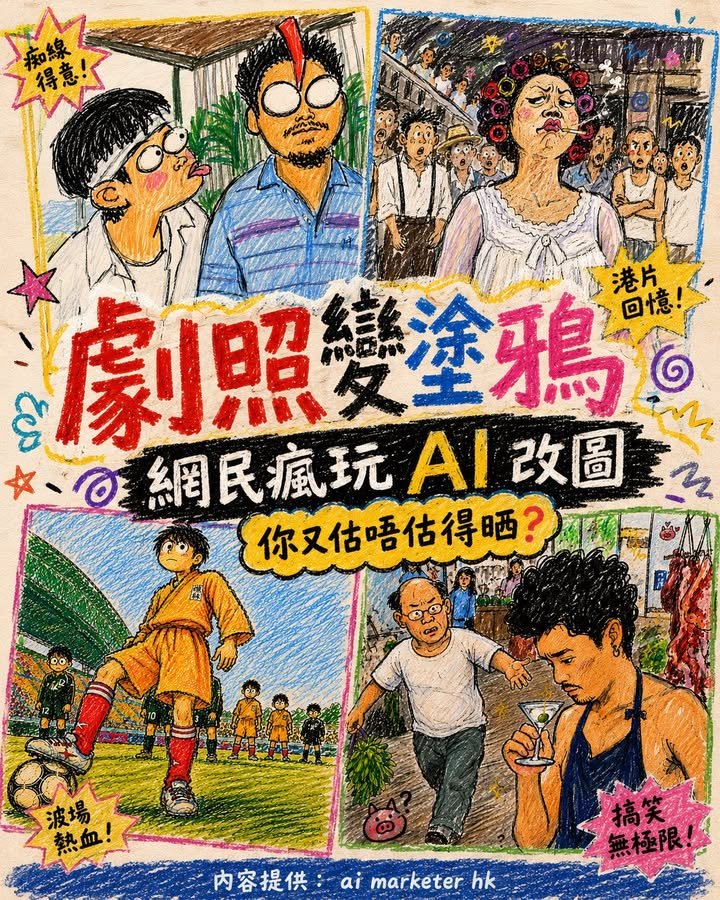 AI 改圖玩法。