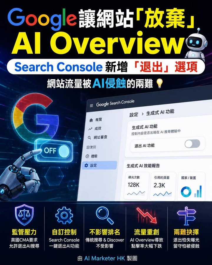 網站流量被AI侵蝕的兩難 💡