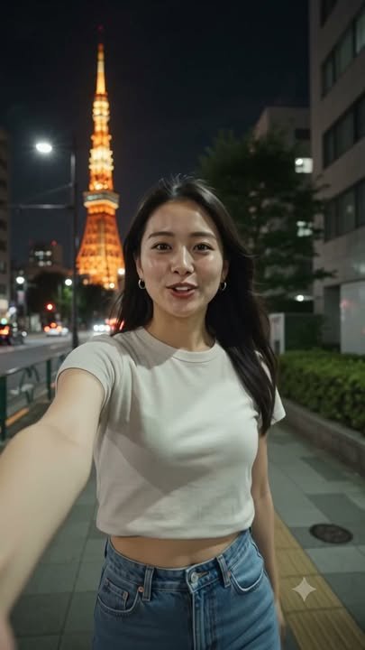 🎬【Gemini VEO Omni 實測：AI 生成東京夜遊 KOL，真實感去到邊？】
